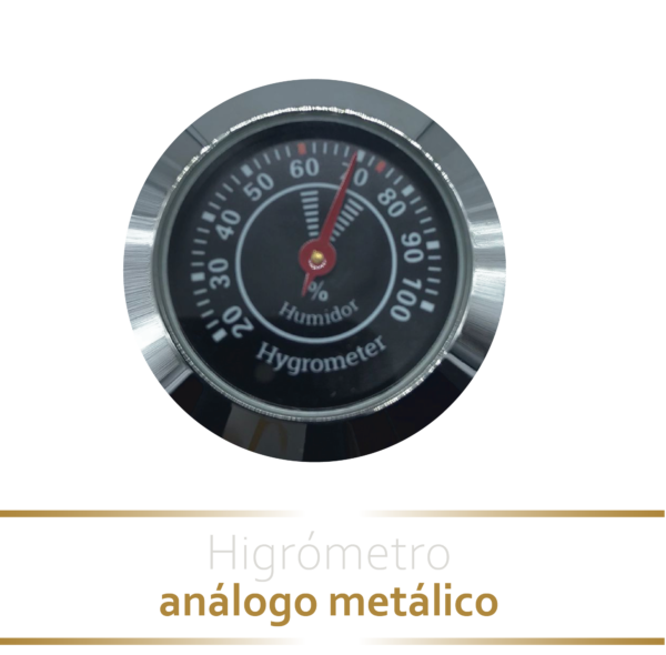 HIGRÓMETRO ANÁLOGO METÁLICO